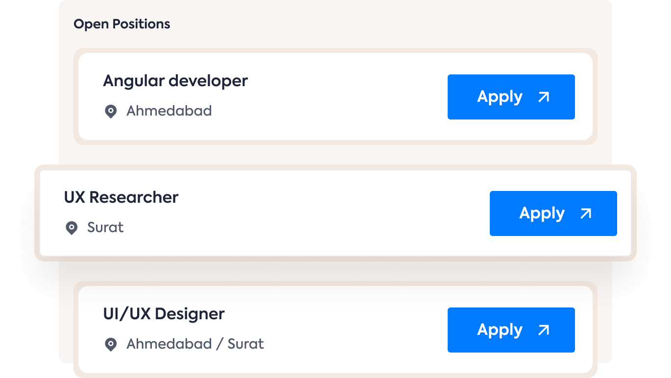 Customizable careers pages