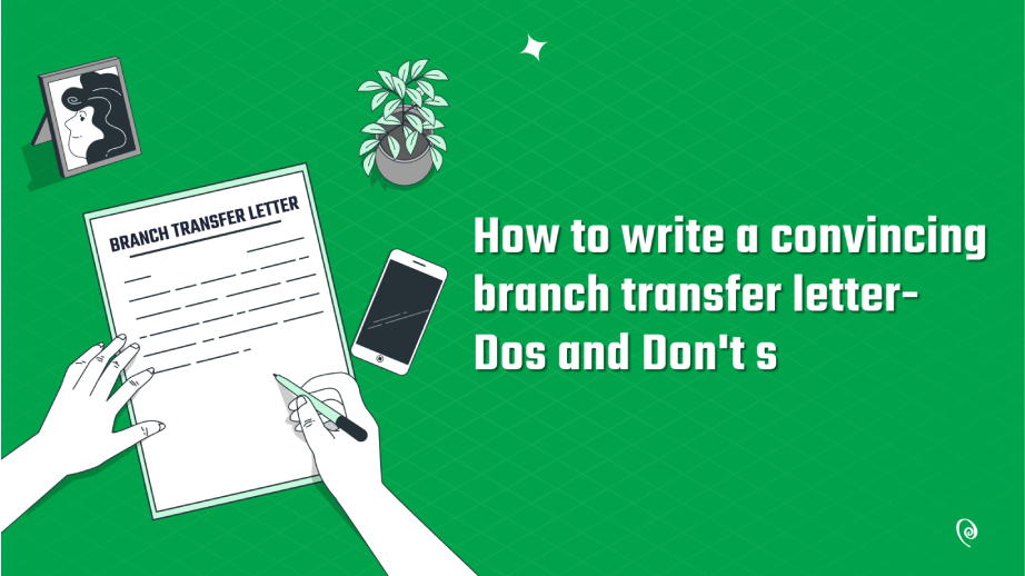 branch transfer letter