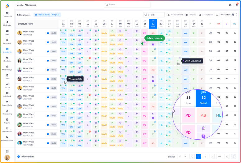 attendance management system